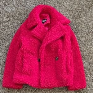 UGG  Fuchsia Pea Coat